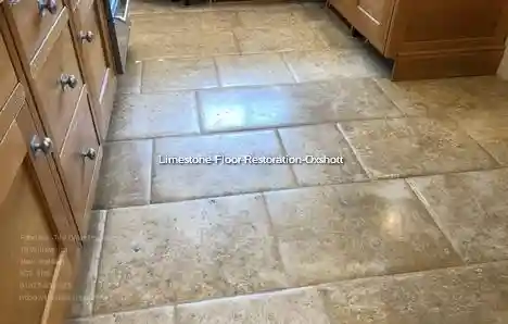 Limestone Floor Restoration Oxshott