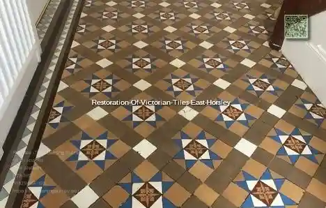 Restoration Of Victorian Tiles East Horsley