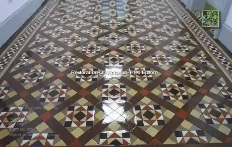 Restoration Of Victorian Tiles Epsom