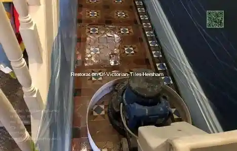 Restoration Of Victorian Tiles Hersham