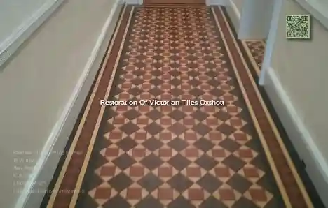 Restoration Of Victorian Tiles Oxshott