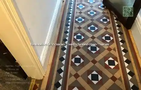 Restoration Of Victorian Tiles Richmond Upon Thames