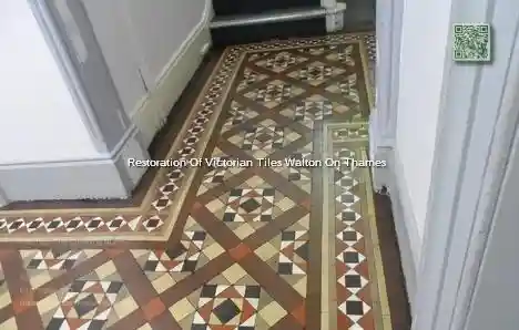 Restoration Of Victorian Tiles Walton On Thames