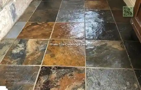 Slate Tile Cleaning Epsom
